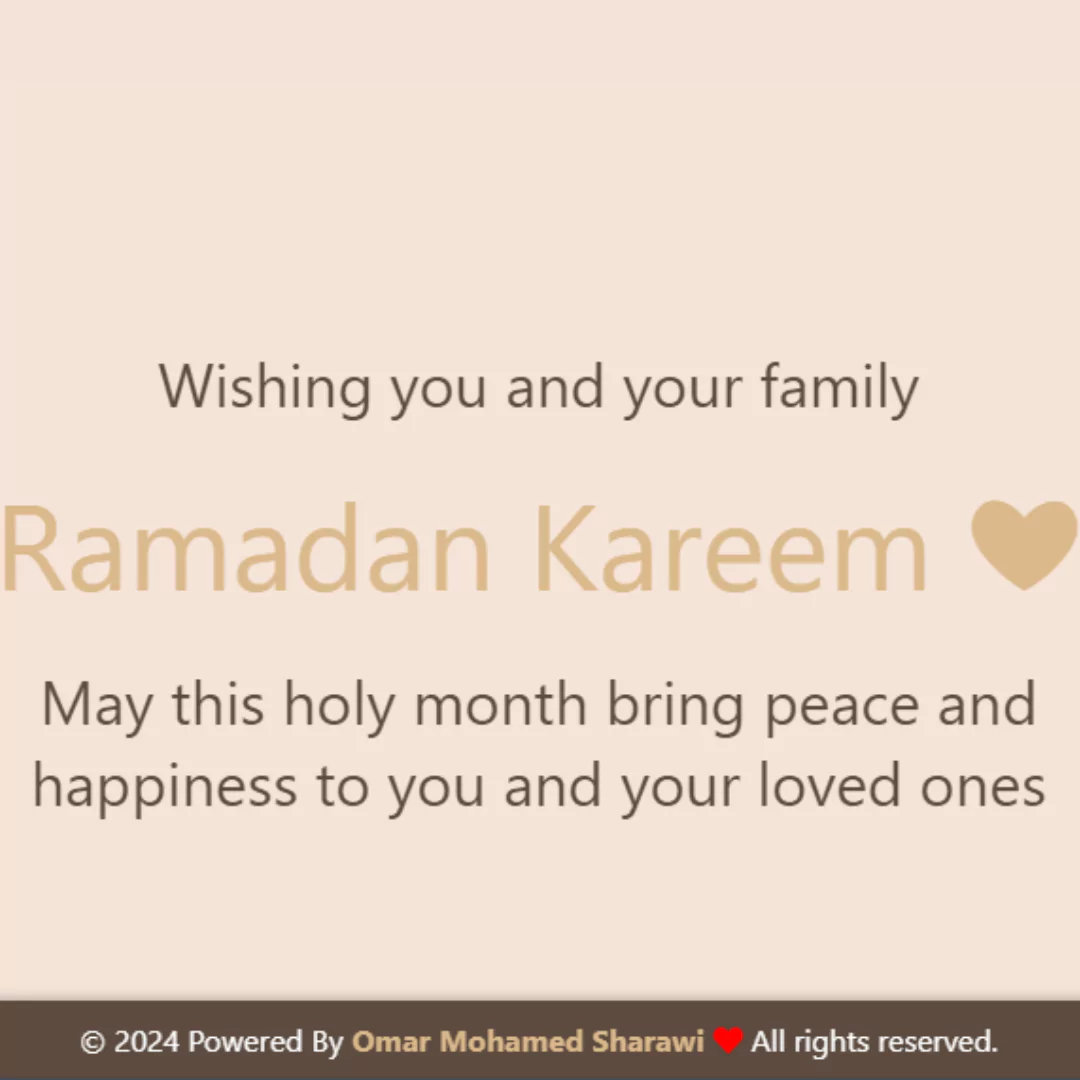 HTML & CSS Ramadan Kareem 2024 Festive Wishes Tutorial.webp